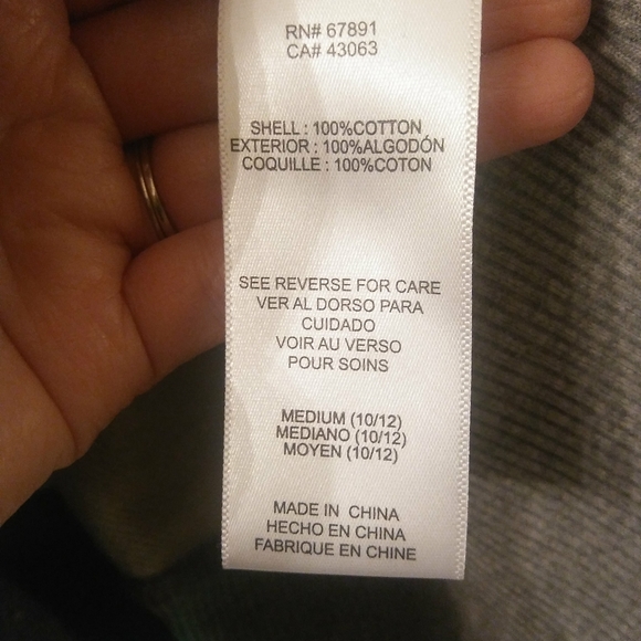 NWOT Syracuse Gray Orange Cotton Sweatshirt YOUTH - Picture 4 of 5